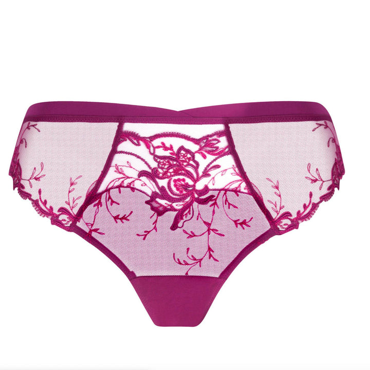 Lise Charmel Source Beaute Italian Brief in Amarante ACH0772-Panties-Lise Charmel-Amaranthe-Small-Anna Bella Fine Lingerie, Reveal Your Most Gorgeous Self!