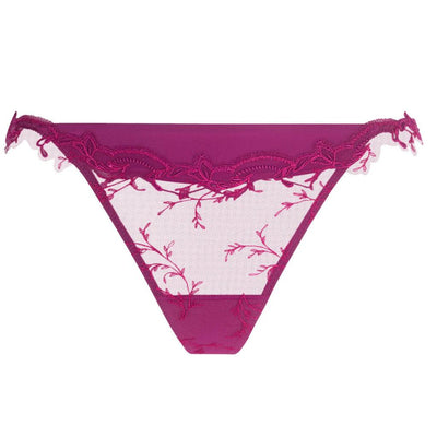 Lise Charmel Source Beaute Sexy Thong in Amarante ACH0572-Anna Bella Fine Lingerie-Hibiscus-XSmall-