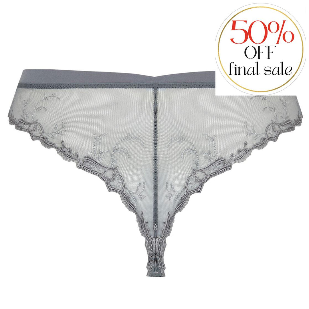 Lise Charmel Source Beaute Thong in Source Perle ACH0072-Panties-Lise Charmel-Ecru Nacre-XSmall-Anna Bella Fine Lingerie, Reveal Your Most Gorgeous Self!