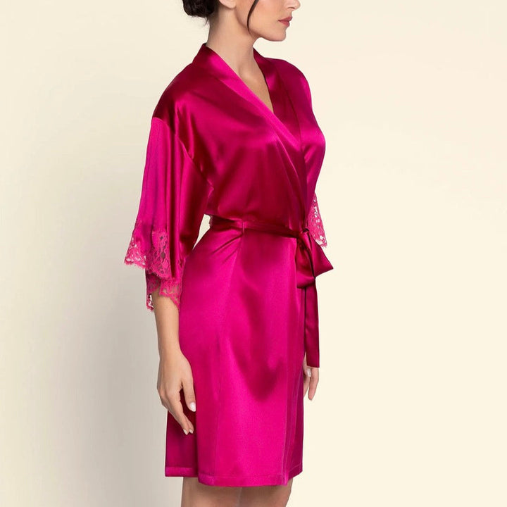 Lise Charmel Spendeur Soie Robe in Splendeur Carmin ALC2080-Anna Bella Fine Lingerie-Splendeur Carmin-Small-