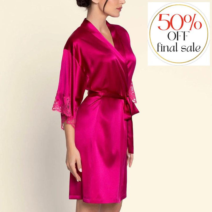 Lise Charmel Spendeur Soie Robe in Splendeur Carmin ALC2080-Lise Charmel-Splendeur Carmin-Small-Anna Bella Fine Lingerie, Reveal Your Most Gorgeous Self!