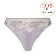 Lise Charmel Splendeur Soi Thong in Platine ACC0080-Panties-Lise Charmel-Fidji-XSmall-Anna Bella Fine Lingerie, Reveal Your Most Gorgeous Self!