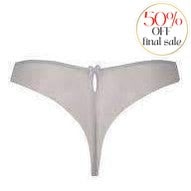 Lise Charmel Splendeur Soi Thong in Platine ACC0080-Panties-Lise Charmel-Fidji-XSmall-Anna Bella Fine Lingerie, Reveal Your Most Gorgeous Self!