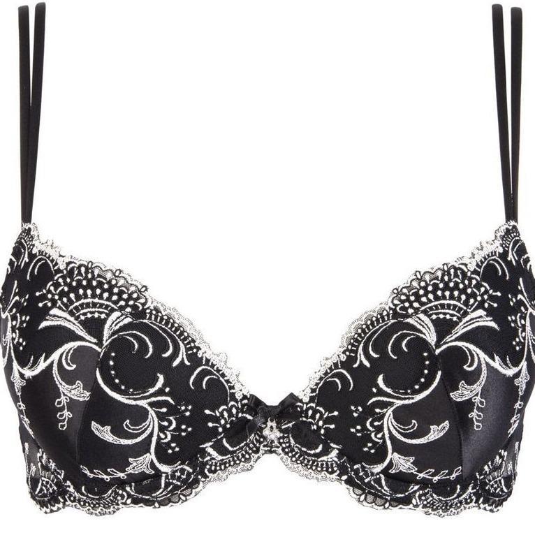 Lise Charmel Splendeur Soie Contour Bra in Noir ACC8580-Bras-Lise Charmel-Noir-32-B-Anna Bella Fine Lingerie, Reveal Your Most Gorgeous Self!