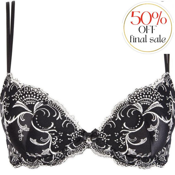 Lise Charmel Splendeur Soie Contour Bra in Noir ACC8580-Bras-Lise Charmel-Noir-32-B-Anna Bella Fine Lingerie, Reveal Your Most Gorgeous Self!