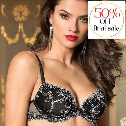 Lise Charmel Splendeur Soie Contour Bra in Noir ACC8580-Bras-Lise Charmel-Noir-32-B-Anna Bella Fine Lingerie, Reveal Your Most Gorgeous Self!