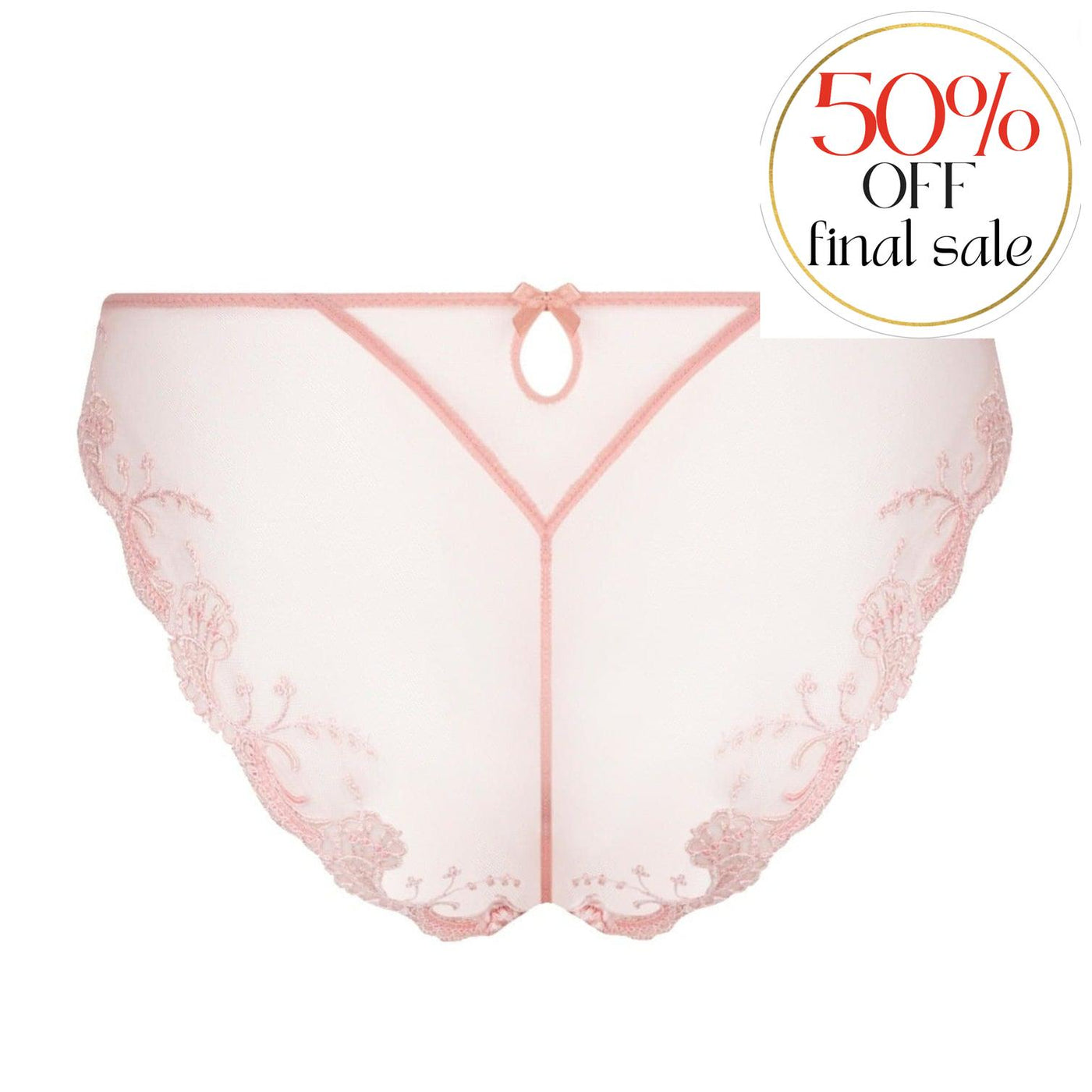 Lise Charmel Splendeur Soie Italian Brief in Splendeur Rose ACC0780-Panties-Lise Charmel-Splendour Rose-Small-Anna Bella Fine Lingerie, Reveal Your Most Gorgeous Self!