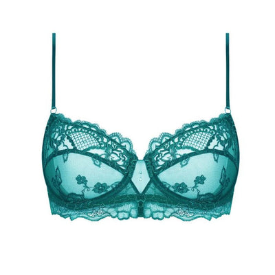 Lise Charmel Sublime En Dentelle Demi Cup Bra in Vert Princesse ACH3013-Anna Bella Fine Lingerie-Vert Princesse-32-B