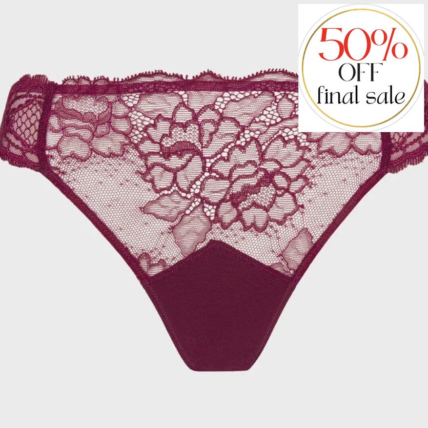 Lise Charmel Sublime En Dentelle Italian Brief ACH0713 in Fucshia-Panties-Lise Charmel-Fucshia-Small-Anna Bella Fine Lingerie, Reveal Your Most Gorgeous Self!