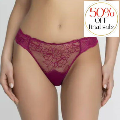Lise Charmel Sublime En Dentelle Italian Brief ACH0713 in Fucshia-Panties-Lise Charmel-Fucshia-Small-Anna Bella Fine Lingerie, Reveal Your Most Gorgeous Self!