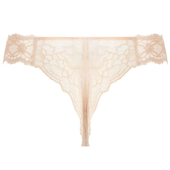 Lise Charmel Sublime En Dentelle Thong in Nude Sublime ACH0013-Panties-Lise Charmel-Nude Sublime-XSmall-Anna Bella Fine Lingerie, Reveal Your Most Gorgeous Self!