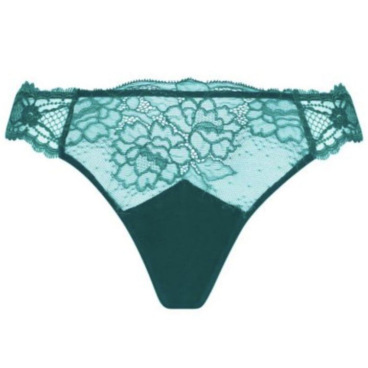 Lise Charmel Sublime En Dentelle Thong in Vert Princesse ACH0013-Panties-Lise Charmel-Vert Princessa-XSmall-Anna Bella Fine Lingerie, Reveal Your Most Gorgeous Self!
