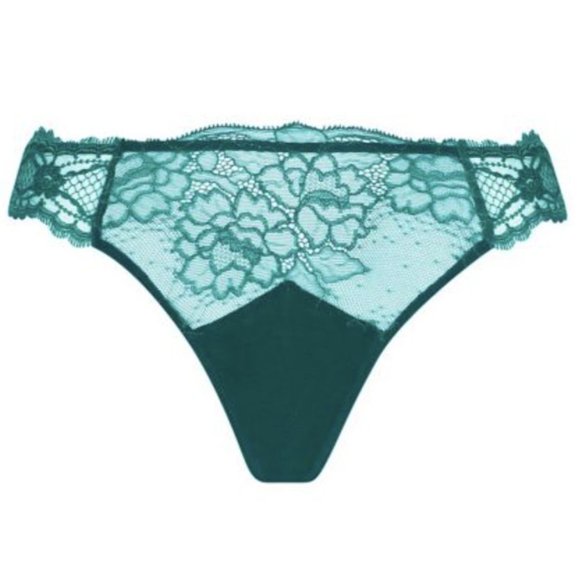 Lise Charmel Sublime En Dentelle Thong in Vert Princesse ACH0013-Anna Bella Fine Lingerie-Vert Princessa-XSmall-