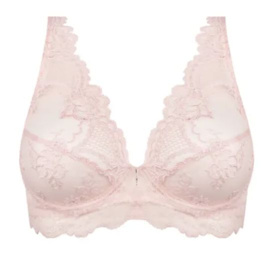 Lise Charmel Sublime En Dentelle Triangle Bra in Rose ACH7413-Anna Bella Fine Lingerie-Rose Sublime-34-B