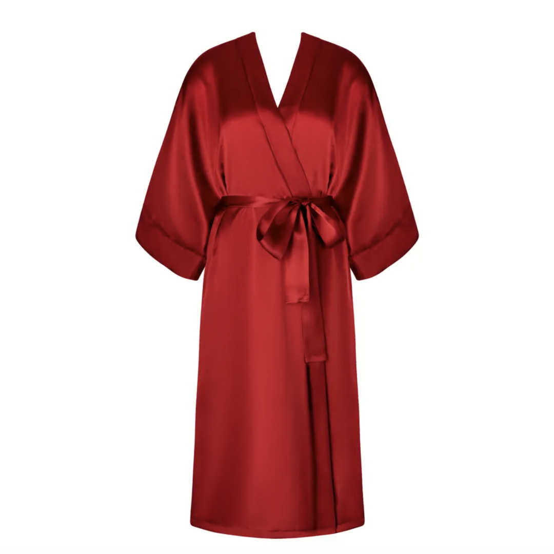 Lise Charmel Sublime en Dentelle Silk Robe in Sublime Opera ALH2013