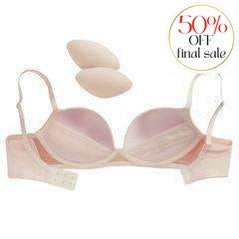 Little Bra Company Mia Wire Free Push Up Bra-Anna Bella Fine Lingerie-Apricot Honey-32-B