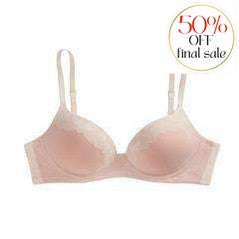 Little Bra Company Mia Wire Free Push Up Bra-Anna Bella Fine Lingerie-Apricot Honey-32-B