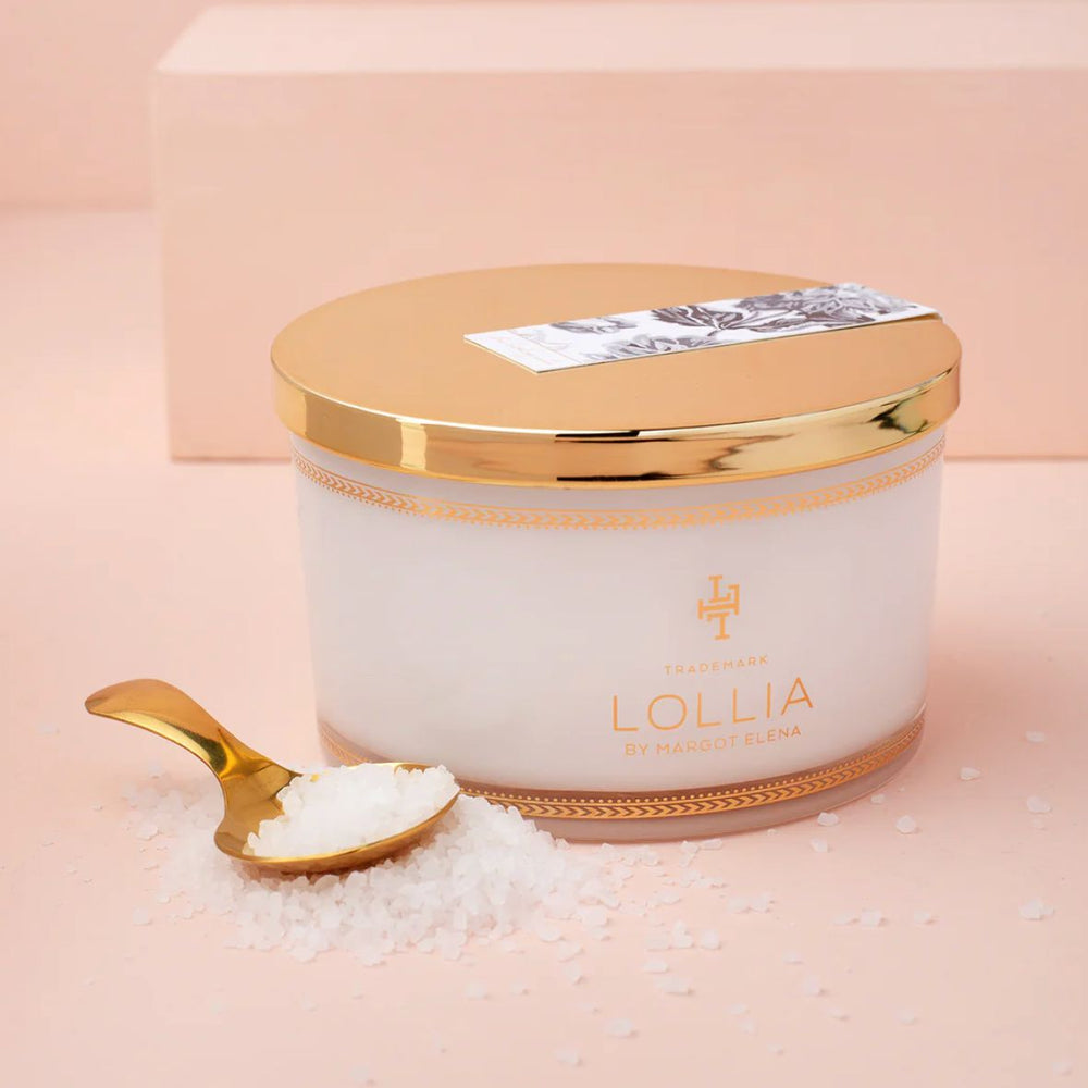 Lollia Elegance Bath Salt 10ZJ-Scent-Margot Elena-Anna Bella Fine Lingerie, Reveal Your Most Gorgeous Self!