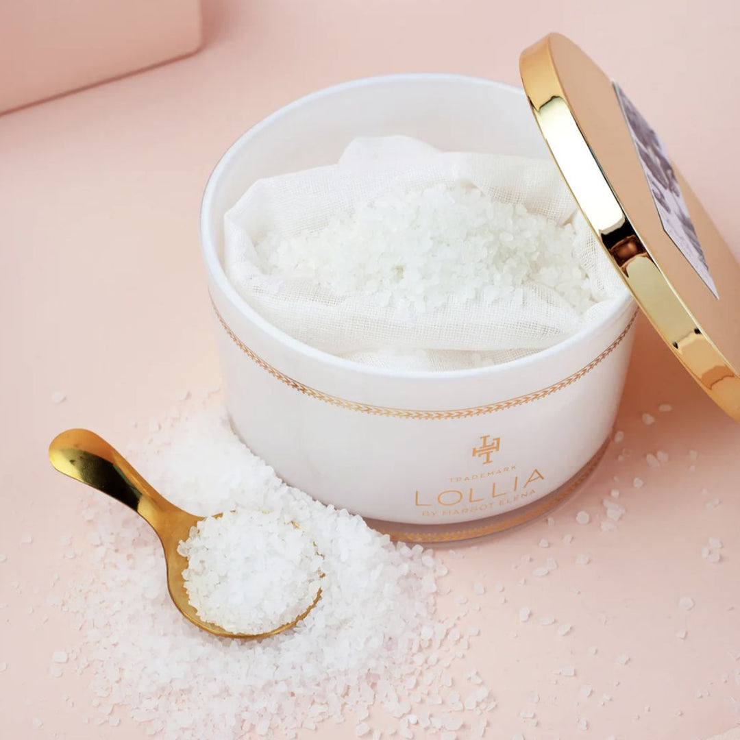 Lollia Elegance Bath Salt 10ZJ-Scent-Margot Elena-Anna Bella Fine Lingerie, Reveal Your Most Gorgeous Self!