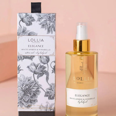 Lollia Elegance Dry Body Oil-Scent-Lollia-Anna Bella Fine Lingerie, Reveal Your Most Gorgeous Self!