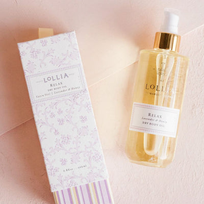 Lollia Relax Dry Body Oil-Anna Bella Fine Lingerie-