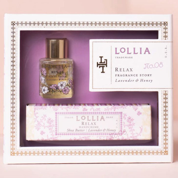 Lollia Relax Fragrance Story Gift Set-Scent-Lollia-Anna Bella Fine Lingerie, Reveal Your Most Gorgeous Self!