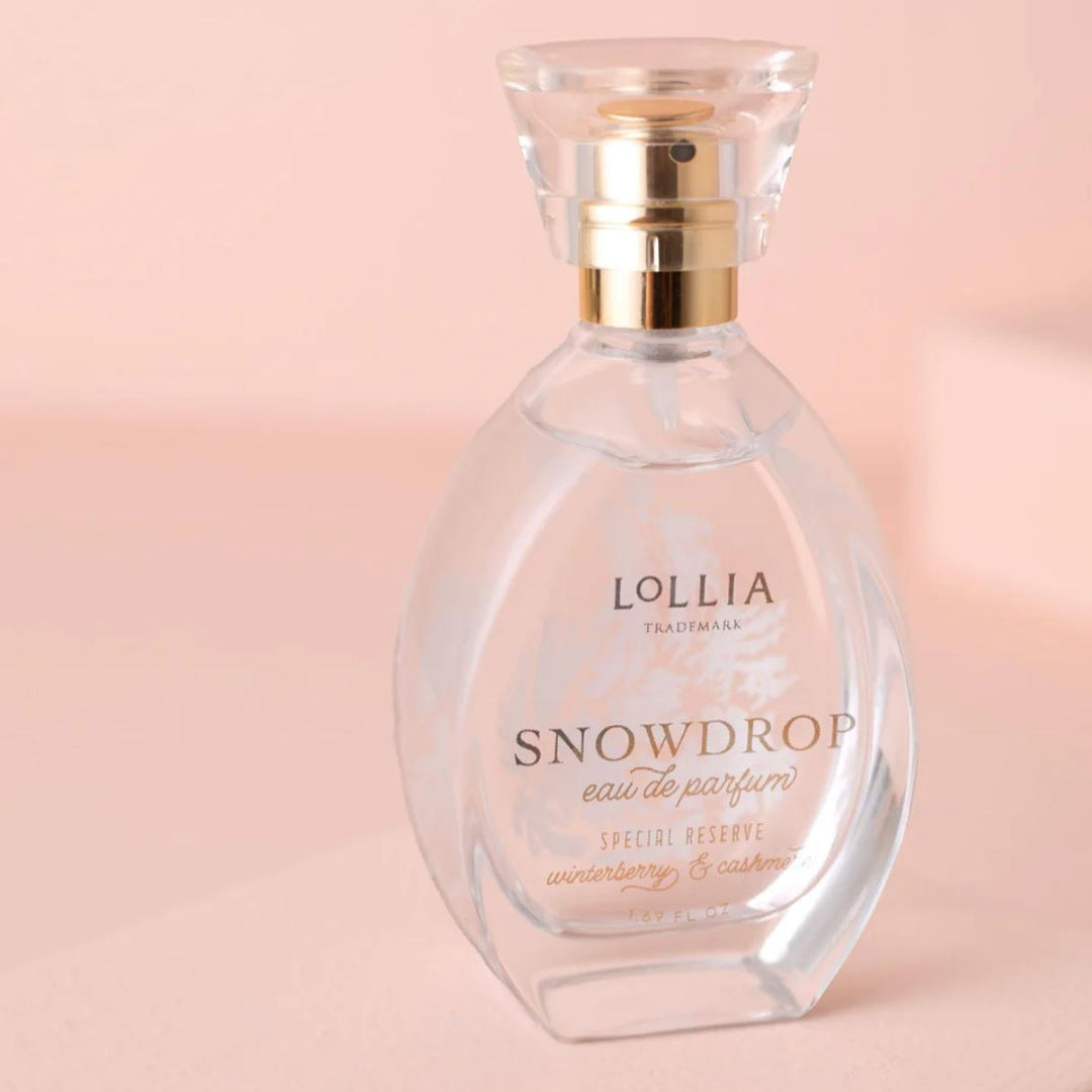 Lollia Snowdrop Winterberry &amp; Cashmere Eau de Parfum 10CP-Scent-Margot Elena-Anna Bella Fine Lingerie, Reveal Your Most Gorgeous Self!