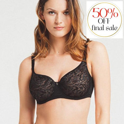 Louisa Bracq Electric Waves Seamless Bra 494*13-Bras-Louisa Bracq-Noir-34-C-Anna Bella Fine Lingerie, Reveal Your Most Gorgeous Self!