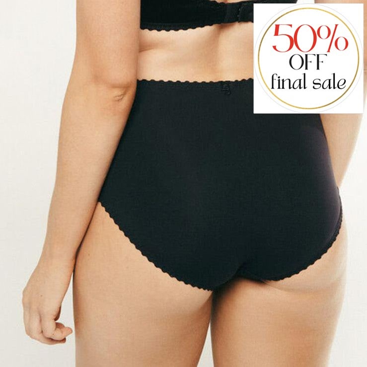 Louisa Bracq Julia Culotte477-50-Panties-Louisa Bracq-Black-Medium-Anna Bella Fine Lingerie, Reveal Your Most Gorgeous Self!