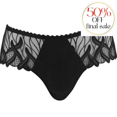 Louisa Bracq Julia Shorty 477-40-Panties-Louisa Bracq-Black-XXSmall-Anna Bella Fine Lingerie, Reveal Your Most Gorgeous Self!