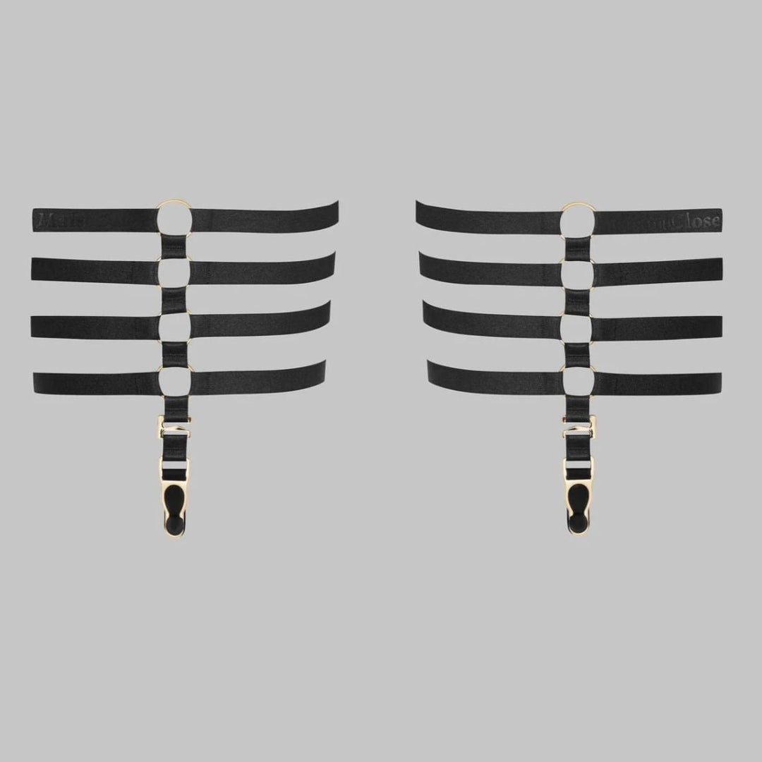 Maison Close Chambre Noire Garters 562366-Seductive Accessories-Maison Close-Anna Bella Fine Lingerie, Reveal Your Most Gorgeous Self!