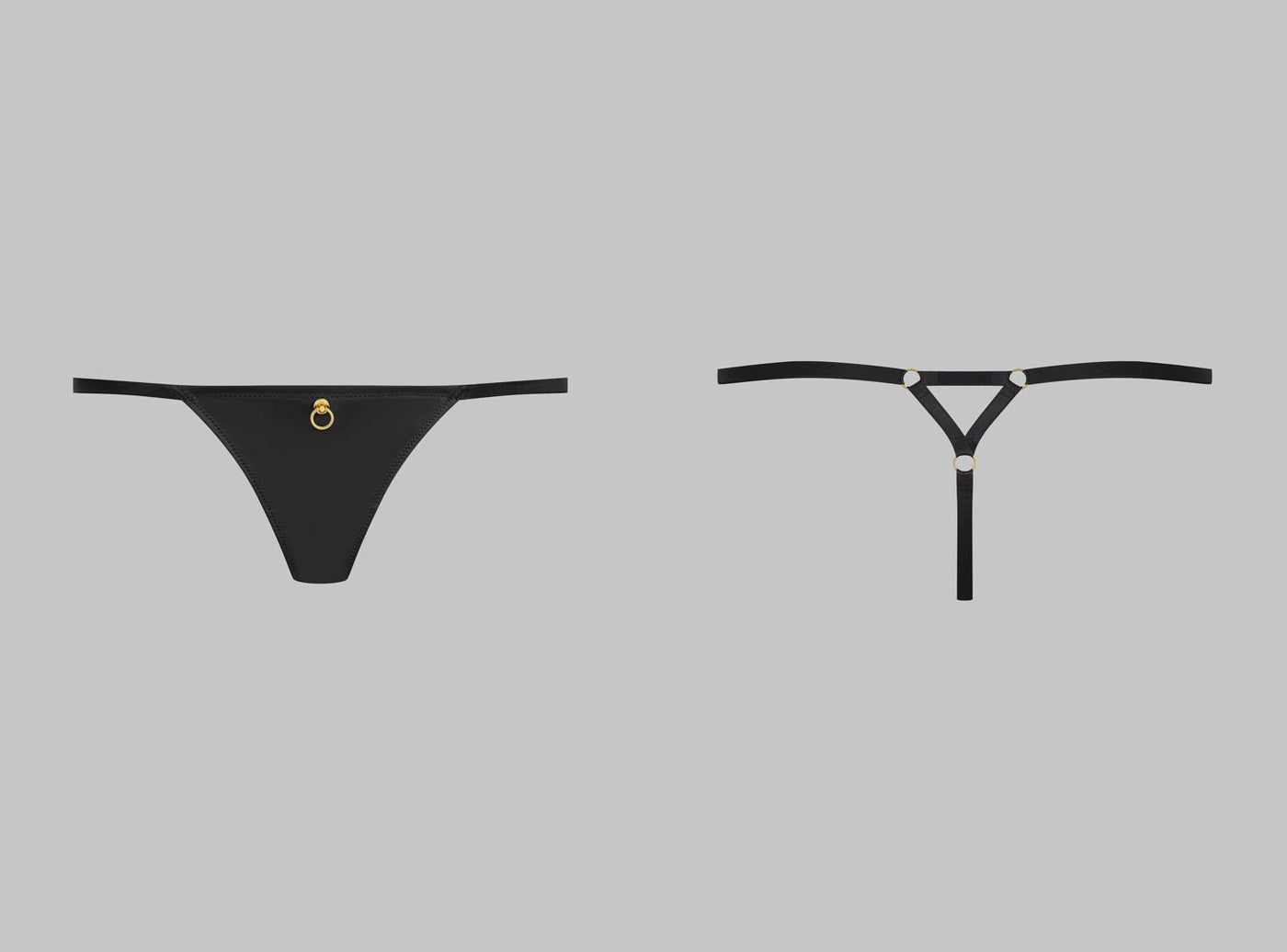 Maison Close Chambre Noire Mini Thong 561414-Panties-Maison Close-Black-Medium-Anna Bella Fine Lingerie, Reveal Your Most Gorgeous Self!
