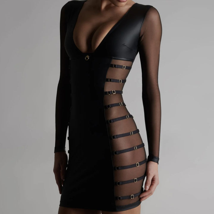 Maison Close Chambre Noire Private Dress 561454-Seduction-Maison Close-Black-Small-Anna Bella Fine Lingerie, Reveal Your Most Gorgeous Self!
