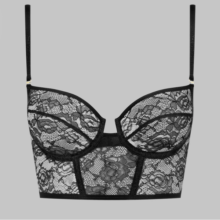 Maison Close Flashback Balconette Bra 562475 in Black-Bras-Maison Close-Black-32-B-Anna Bella Fine Lingerie, Reveal Your Most Gorgeous Self!