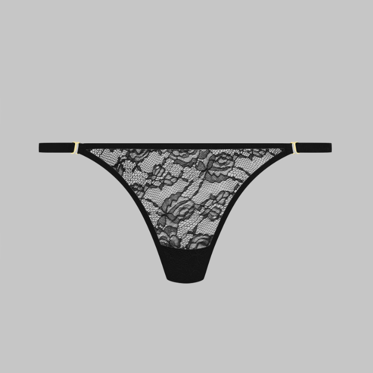 Maison Close Flashback Mini Thong 562504 in Black-Panties-Maison Close-Black-XSmall-Anna Bella Fine Lingerie, Reveal Your Most Gorgeous Self!