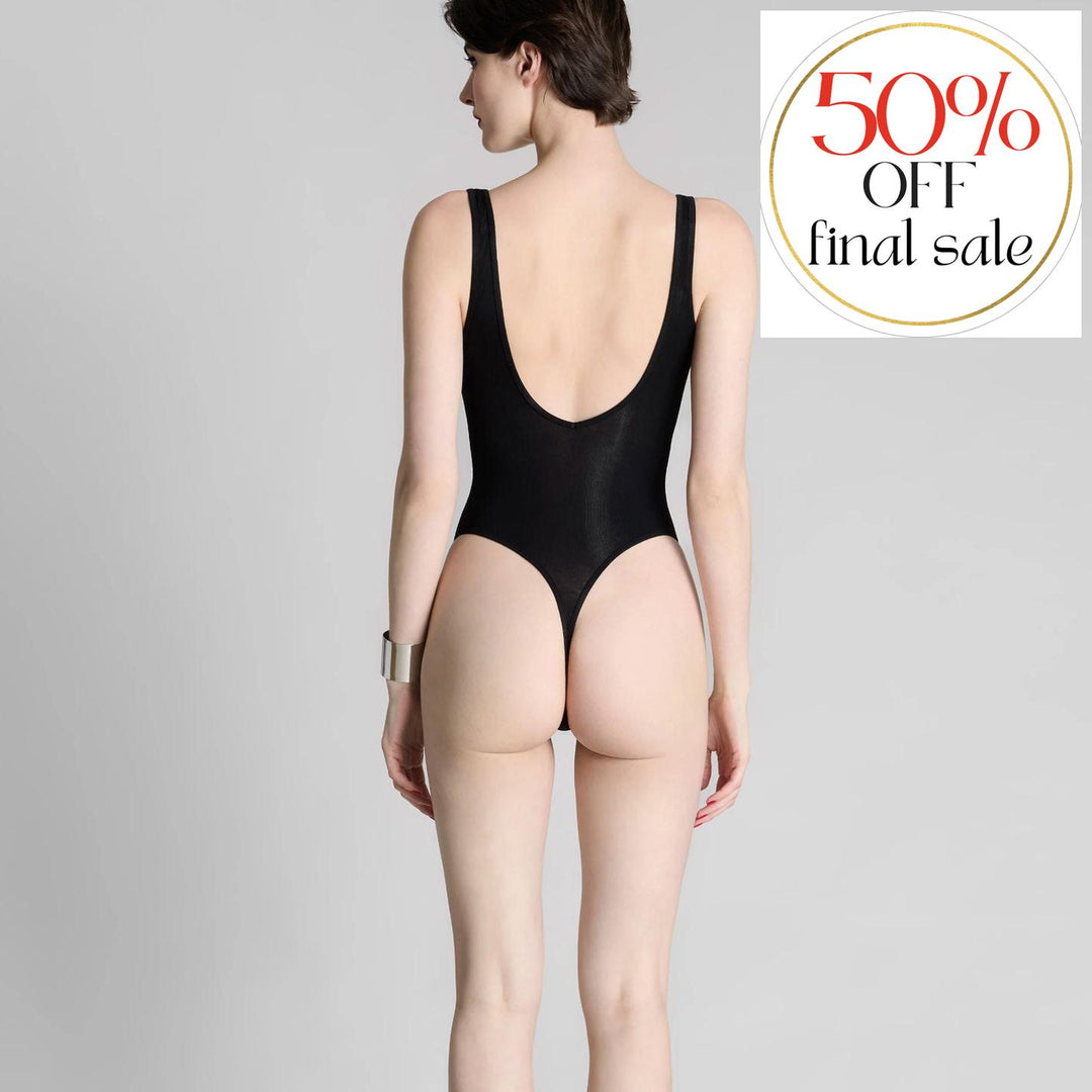 Maison Close La Femme Amazone Body String in Black 562178-Bodysuit-Maison Close-Black-Small-Anna Bella Fine Lingerie, Reveal Your Most Gorgeous Self!