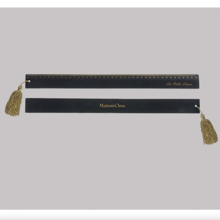 Maison Close La Petite Lecon Wooden Ruler 605137-Seductive Accessories-Maison Close-Black-Anna Bella Fine Lingerie, Reveal Your Most Gorgeous Self!