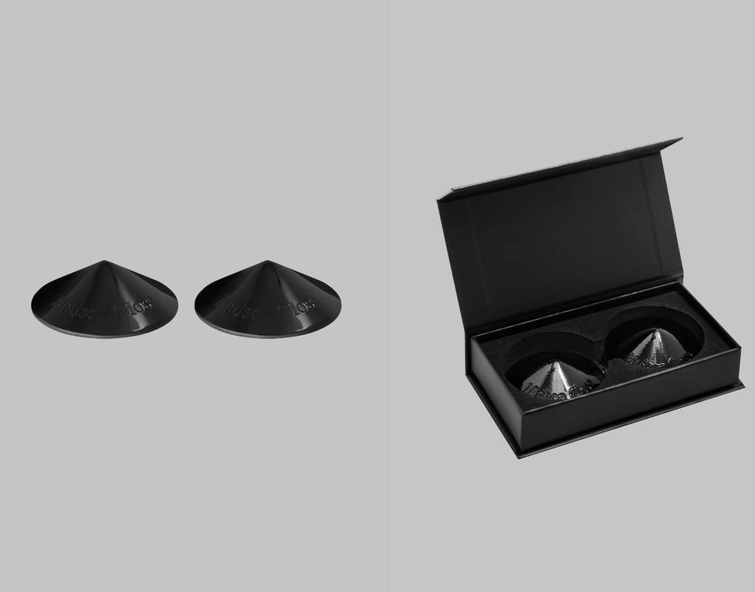 Maison Close Les Fetiches Patent Leather Nipple Covers 562277-Seductive Accessories-Maison Close-Black-Anna Bella Fine Lingerie, Reveal Your Most Gorgeous Self!