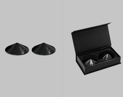 Maison Close Les Fetiches Patent Leather Nipple Covers 562277-Seductive Accessories-Maison Close-Black-Anna Bella Fine Lingerie, Reveal Your Most Gorgeous Self!