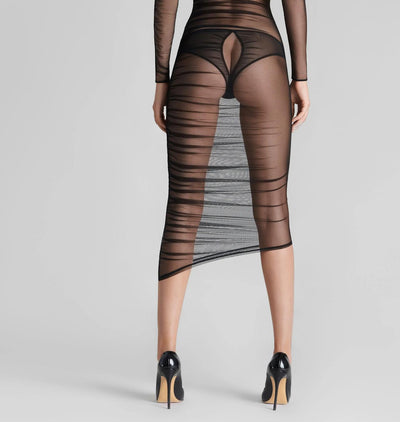 Maison Close Nuit Fauve Open Panty 562007-Panties-Maison Close-Black-XSmall-Anna Bella Fine Lingerie, Reveal Your Most Gorgeous Self!
