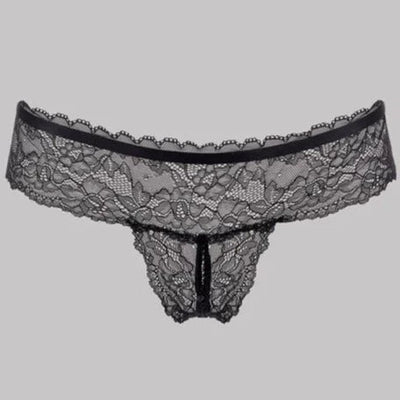 Maison Close Openable Tanga 608303-Anna Bella Fine Lingerie-Black-Small/Medium-