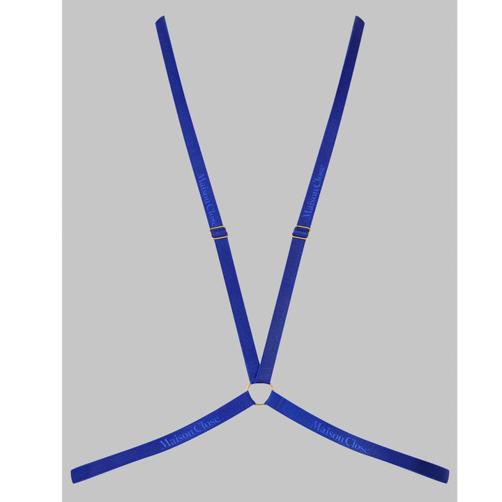 Maison Close Signature Harness in Blue 561691-Seductive Accessories-Maison Close-Anna Bella Fine Lingerie, Reveal Your Most Gorgeous Self!