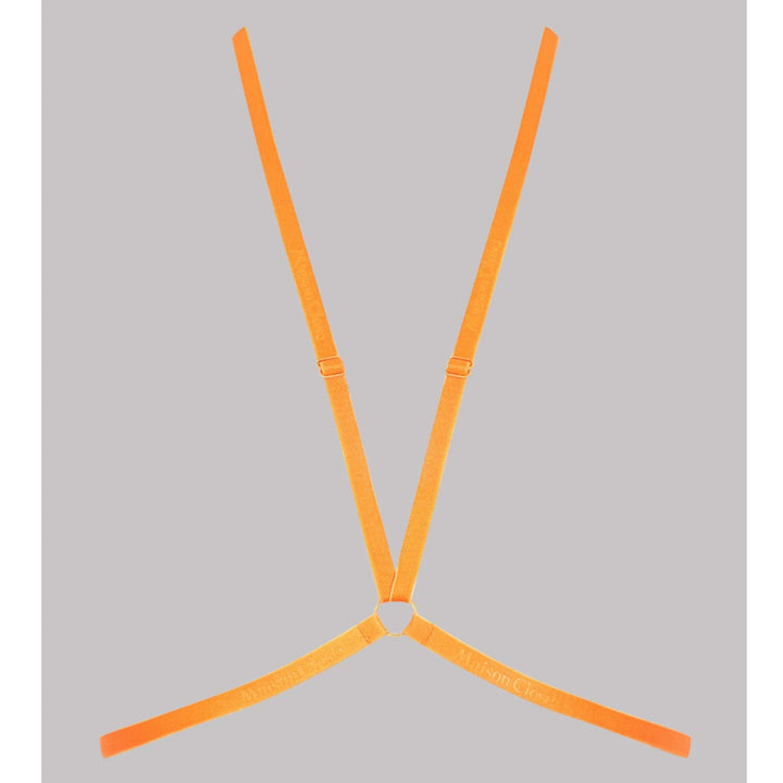 Maison Close Signature Harness in Neon Orange 560341-Seductive Accessories-Maison Close-Anna Bella Fine Lingerie, Reveal Your Most Gorgeous Self!