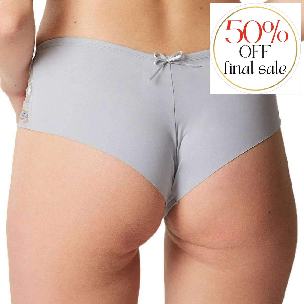Maison Lejaby Fiorella Tanga Brief G51962-Panties-Maison Lejaby-Pearl Grey-Small-Anna Bella Fine Lingerie, Reveal Your Most Gorgeous Self!