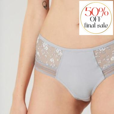 Maison Lejaby Fiorella Tanga Brief G51962-Anna Bella Fine Lingerie-Pearl Grey-Small-