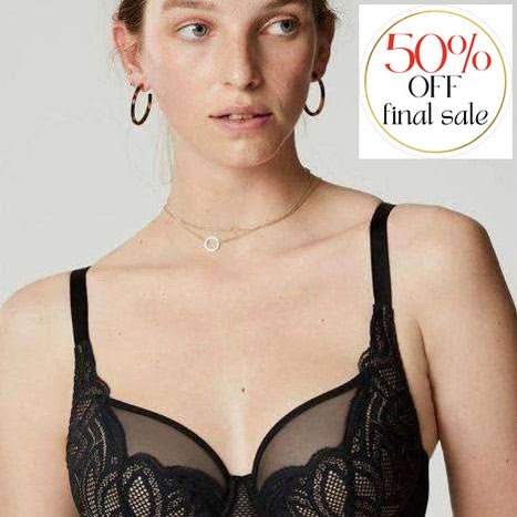 Maison Lejaby Grace Underwire Bra 20233-Bras-Maison Lejaby-Black-34-C-Anna Bella Fine Lingerie, Reveal Your Most Gorgeous Self!