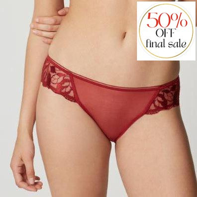 Maison Lejaby Sin Tanga in Ruby-Anna Bella Fine Lingerie-Precious Ruby-XSmall-