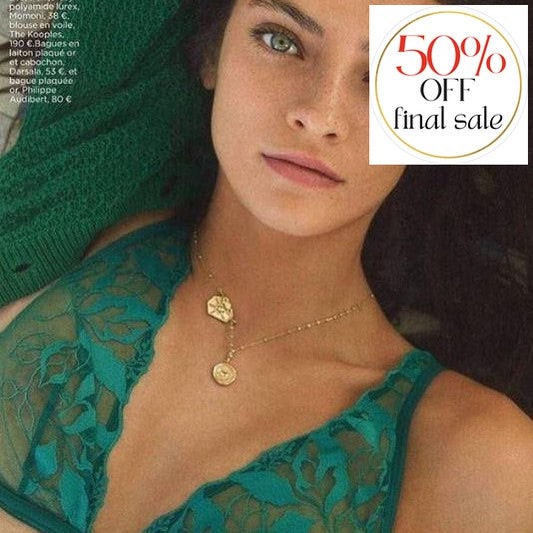 Maison Lejaby Sin Triangle Bra in Malachite 19134-Bras-Maison Lejaby-Malachite-32-B-Anna Bella Fine Lingerie, Reveal Your Most Gorgeous Self!