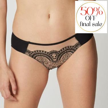 Maison Lejaby Tatoo Bikini Brief 18063-Anna Bella Fine Lingerie-Black-Medium-