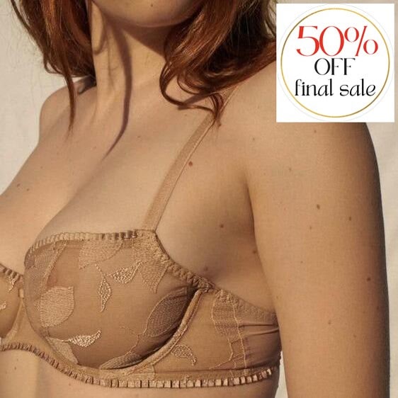Maison Lejaby Valse Demi Cup Bra in Divine Opaline 20932-Bras-Maison Lejaby-Divine Opaline-32-B-Anna Bella Fine Lingerie, Reveal Your Most Gorgeous Self!